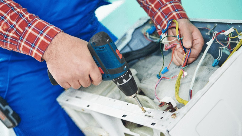Gölcük Baykan Baykan çamaşır makinesi kart tamiri – Su almama arızası orijinal parça ile giderildi. - Teknik servis örneği